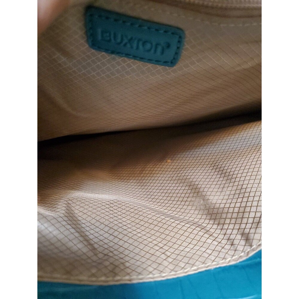 Buxton Turquoise Genuine Leather Reno Laptop Business Woman Travel Tote Large - Picture 9 of 12